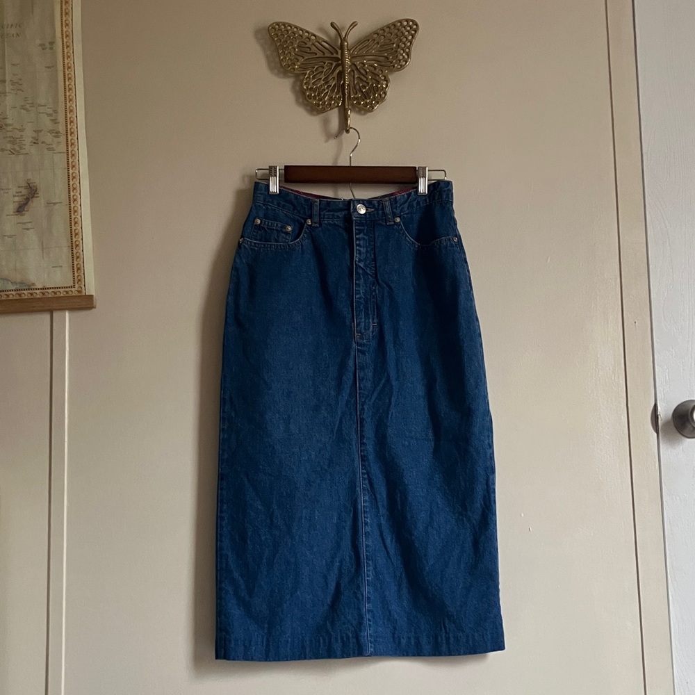 Ralph Lauren Blue Denim Skirt